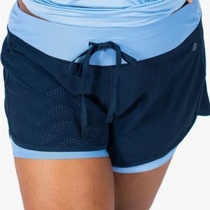 NWT Spalding Women's Active Mesh Overlay Running Short